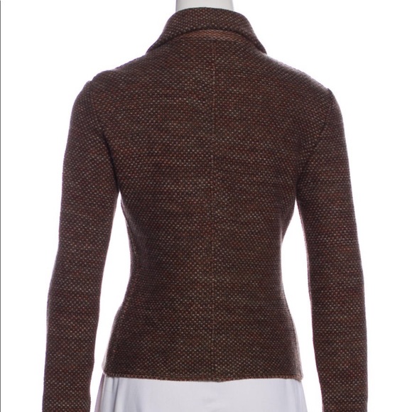 Wool Tweed Casual Jacket - Picture 3 of 6